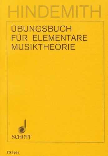 Paul Hindemith - Übungsbuch für elementare Musiktheorie - Preis vom 30.09.2026 09:01:18 h