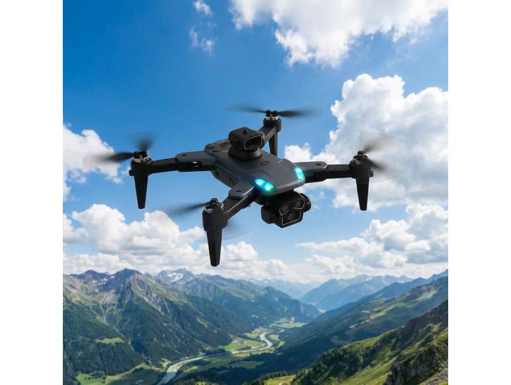 GPS Drohne mit 4K-UHD-Kamera, 360°-Richtungskontrolle, faltbar, WLAN, App