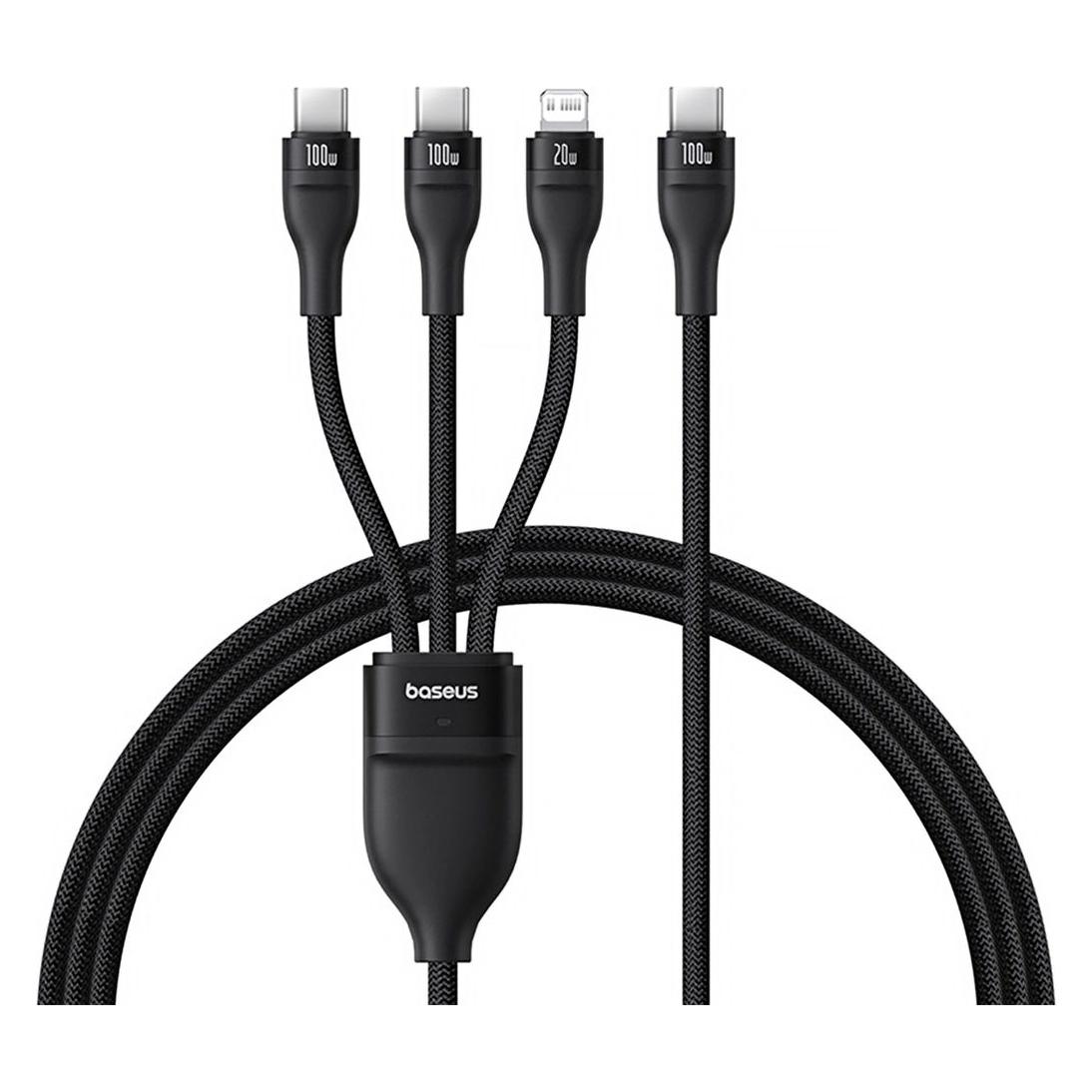 Baseus 3in1 (1.50 m, USB 2.0, 100 W) (P10377502111-00)