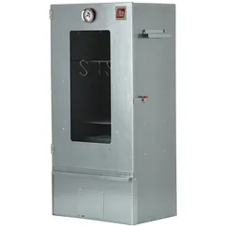Räucherofen 7000 - 81x28x40 cm - Premium Räucherschrank - Legierter Stahl - Smoker mit Sichtfenster & Thermometer