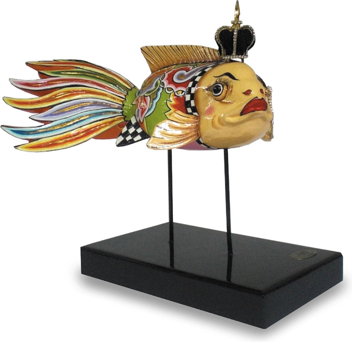 Tom's Drag Company Goudvis S decoratief beeld voor op tafel