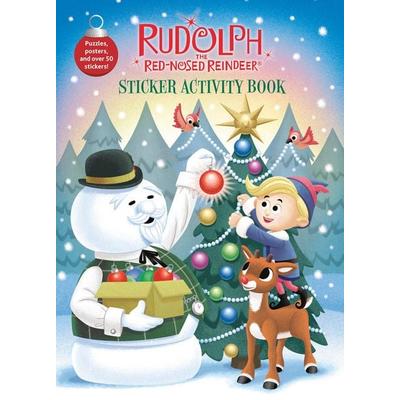 Rudolph the Red-Nosed Reindeer Sticker Activity Book, Taschenbuch von Golden Books, Random House N.Y.