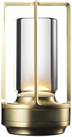 Inspire Picks Rechargeable Crystal LED Touch Table Lamp In Aluminum Alloy gold