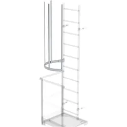 Günzburger, Leiter + Gerüst, Rückenschutzerweiterung Alu eloxiert (Gerüst, 300 cm)