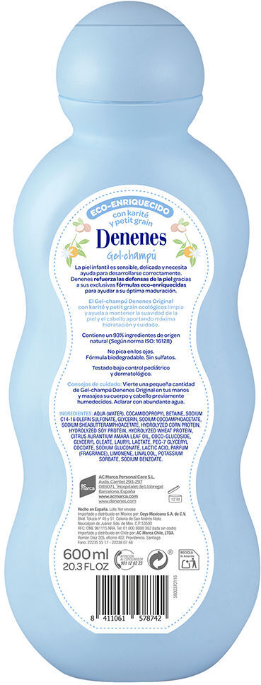 Denenes savon liquide très doux 600 ml