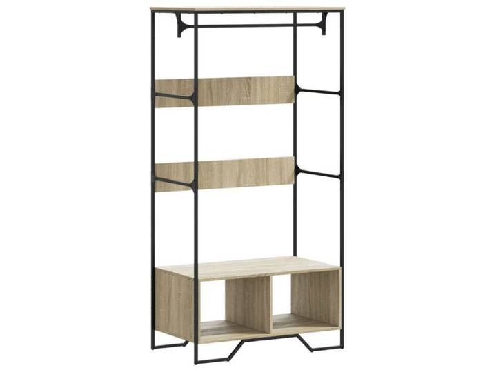 HSF®Armoire penderie pour vêtement - Armoire chêne sonoma 90x50x180 cm bois d'ingénierie cpw1773096