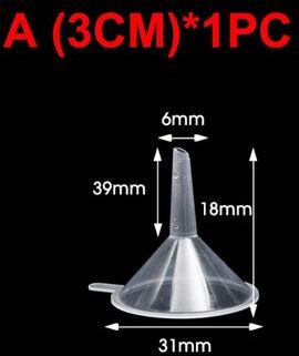 Uplifted Finds Mini Funnel Transparent Plastic Funnels Small Mouth For Perfume Lotion Liquid a 1 Pc