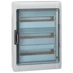 Legrand 601987 Feuchtraumverteiler Plexo3, Aufputz, IP65-IK09, 3-reihig, 54 Module