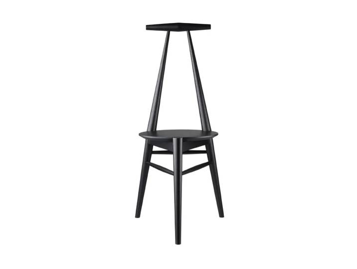 FDB Møbler Chaise Anker J157 Oak black lacquered