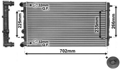 Van Wezel Kühler, Motorkühlung *** Ir Plus 58002174 Für Vw