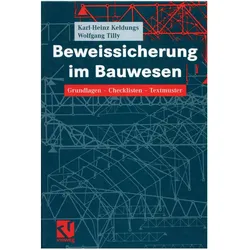 Beweissicherung im Bauwesen, Fachbücher von Karl-Heinz Keldungs