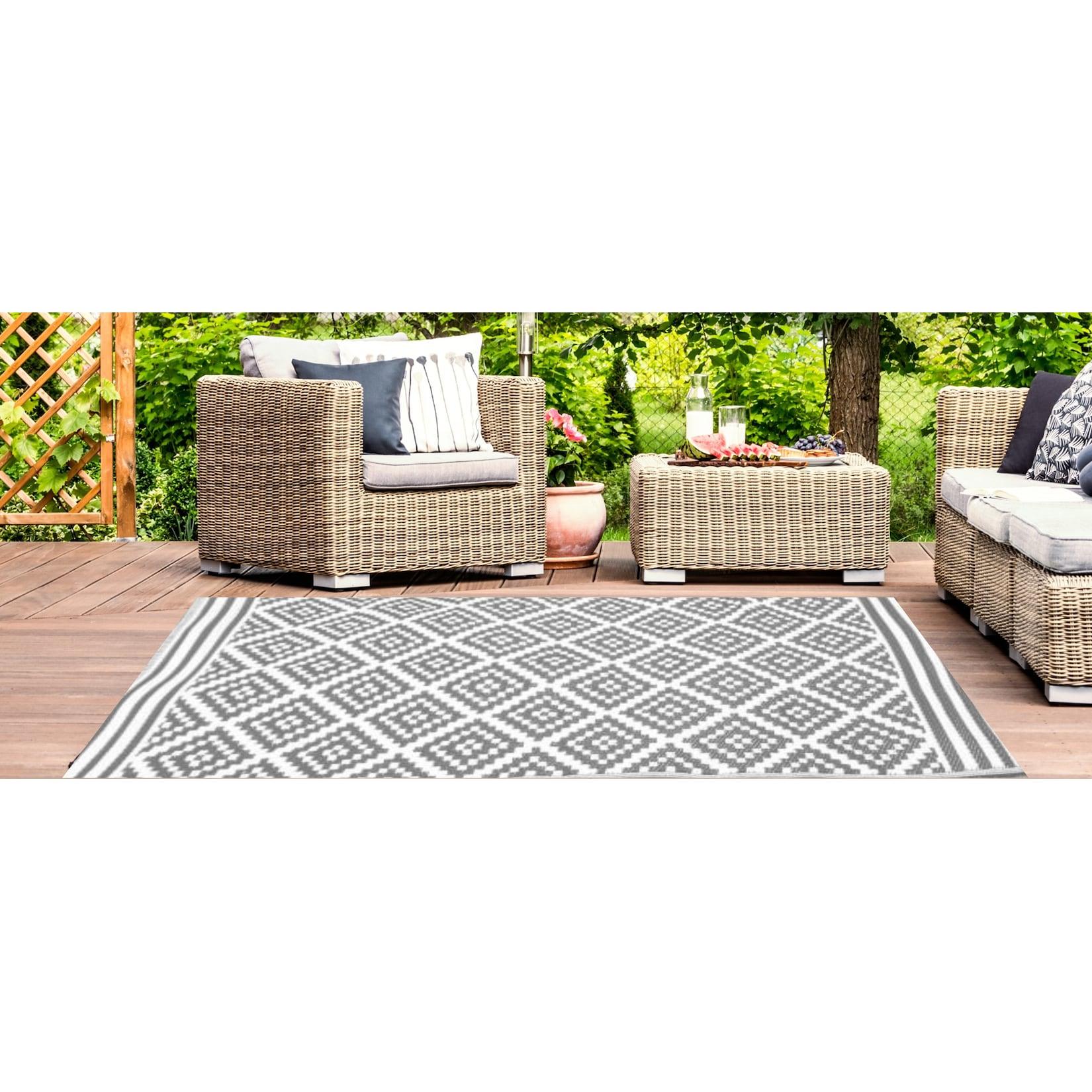 Gartenteppich outdoor Austin grau Teppich 120x180 cm