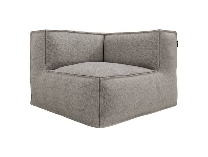 ROOLF Living Silky Loungesessel Polypropylen/Chenille Hellgrau