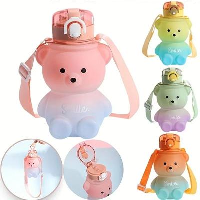 Uplifted Goods Bear Gradient Cute Water Cup green