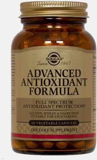 SOLGAR ADVANCED ANTIOXIDANT FORMULA 60 CAPSULAS