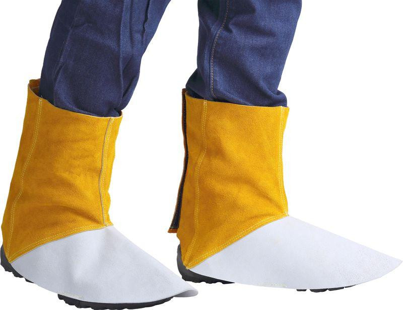 Strend Pro Industrial Lasgamaschen van leer, 15 cm, paar van 2 stuks