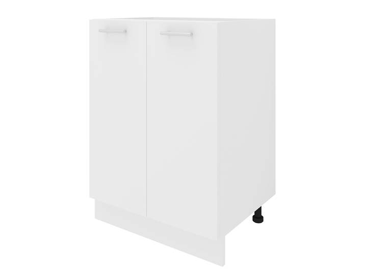 Meuble bas Esilo 60cm Blanc/Blanc