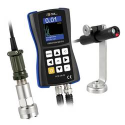 PCE Instruments Vibrationsmessgerät PCE-VM 22 Beschleunigung Geschwindigkeit Frequenz Tachometer Verschiebung FFT