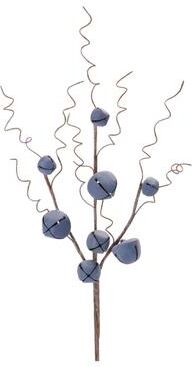 Melrose International Rustic Jingle Bell Stem (Set of 4)