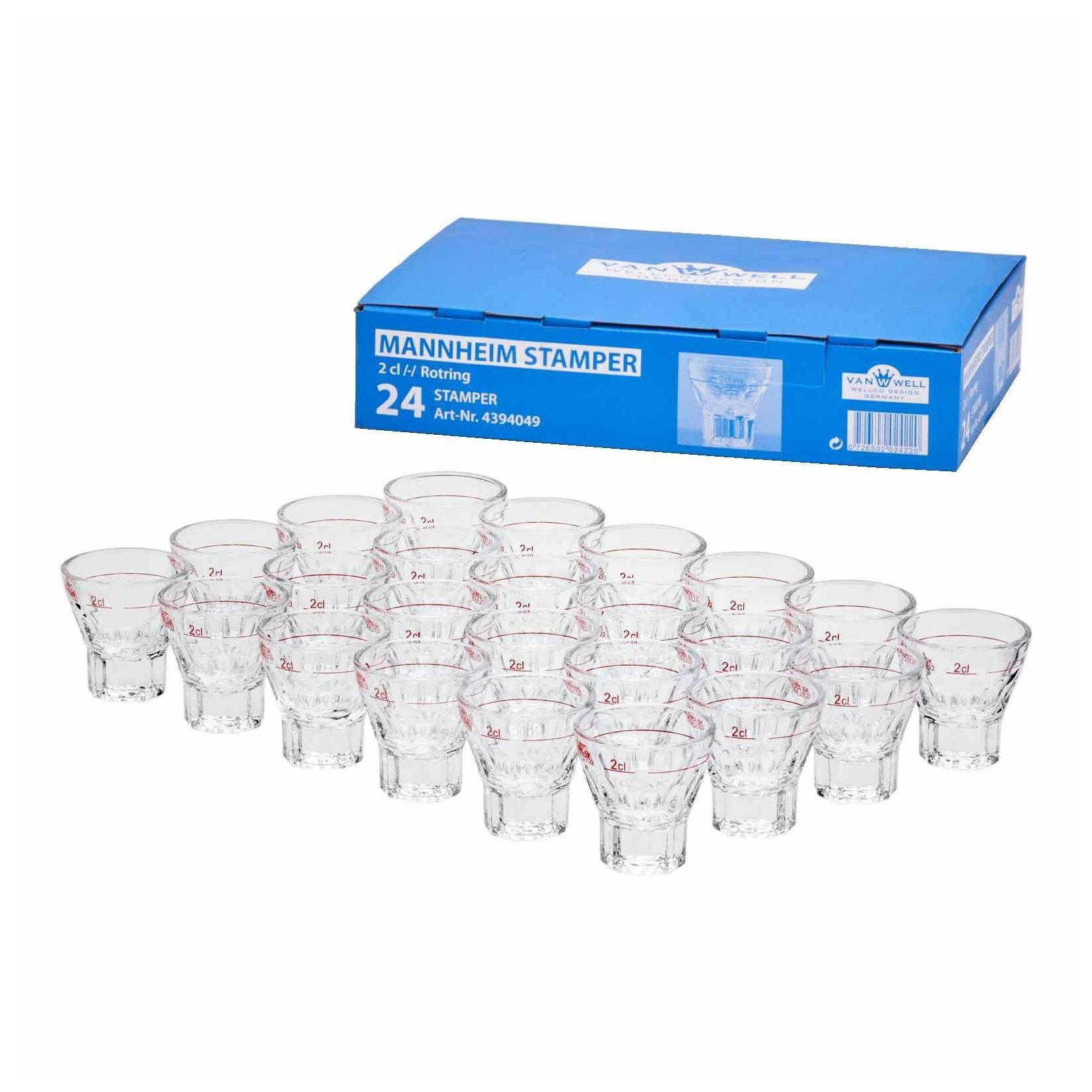 Van Well Stamper geeicht mit Rotring Mannheim 2 cl 24er Set