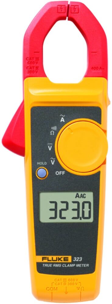 Fluke 323 Echteffektiv-Strommesszange für Strommessung Echteffektivwertmessung und Messbereich bis 400, 4152628)