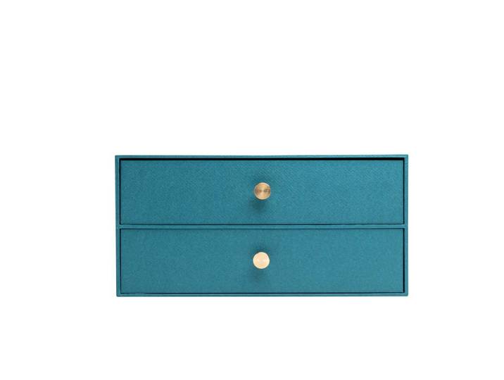 EXACOMPTA Module à deux tiroirs OfficeByMe - Bleu canard