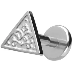 Titan Labret mit Push Fit DREIECK
