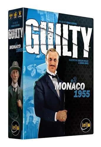 IELLO Guilty 1955 Monaco Narratief en meeslepend onderzoeksspel voor 12 jaar en ouder