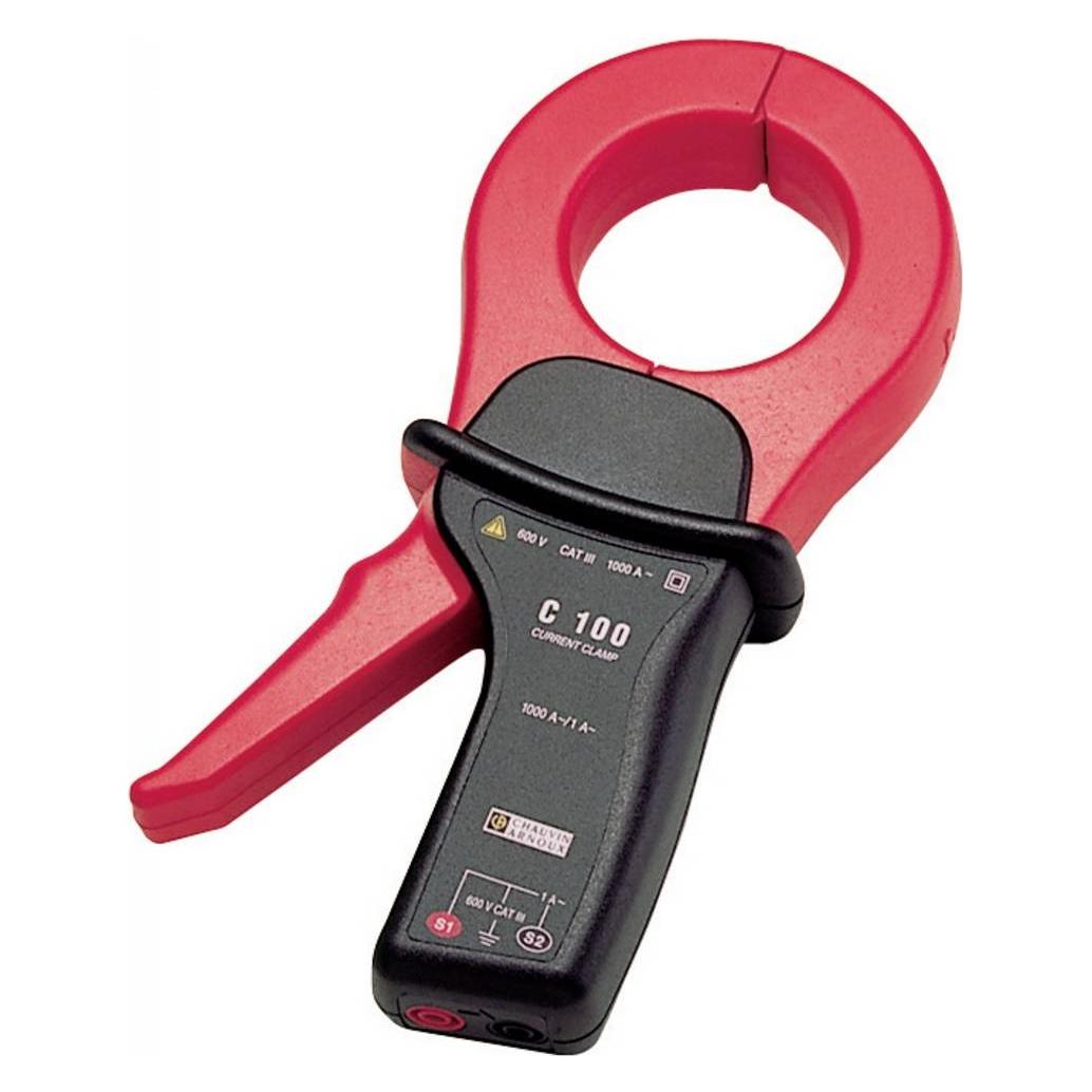 Chauvin Arnoux Stromzangenadapter C Zangen Leistungsfähige Zangenstromwandler für 1000 A! (CAT III 600V, CAT IV 300V, Zangenstrommesser) (P01120314)