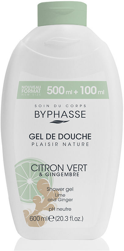 Byphasse Gel doccia Citron Vert & Ginger 600 ml