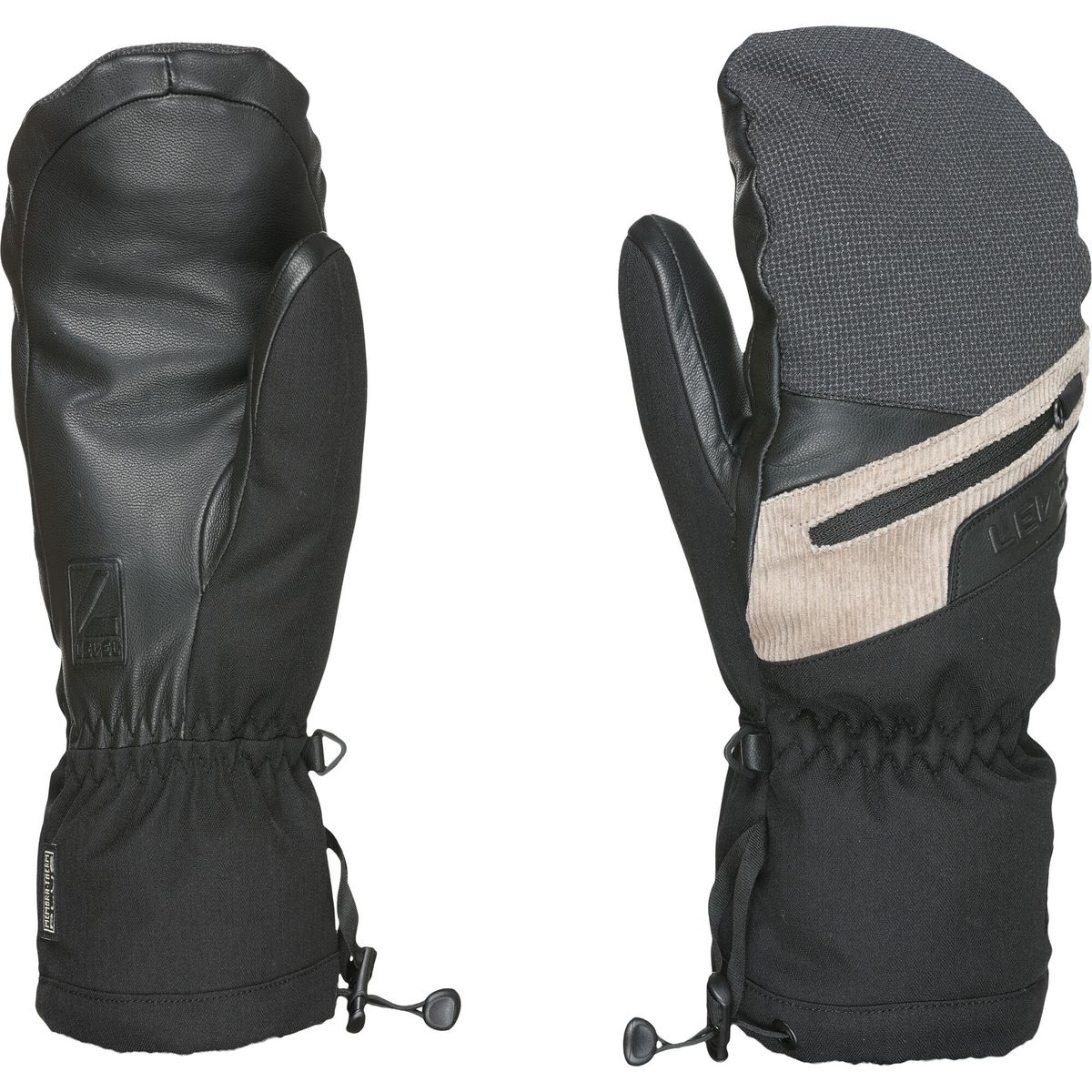 Level Switchback Mitten pk black (43) XL 2090UM-43-XL