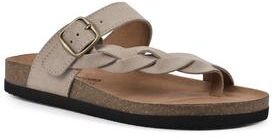 Women's Crawford Sandal by White Mountain in Wood Suede (Size 10 M)