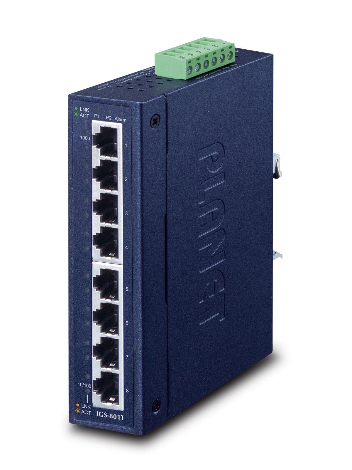 PLANET IGS-801T 8-Port 10/100/1000T Industrial Gigabit Ethernet Switch