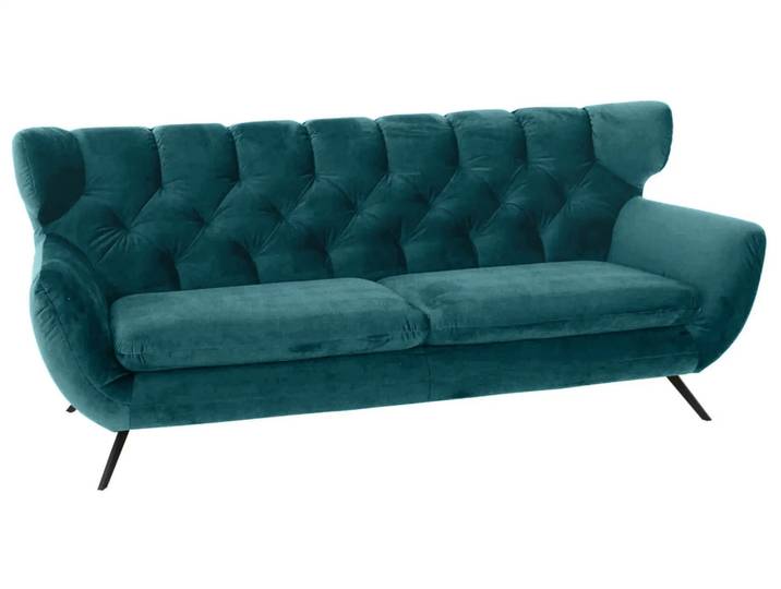 Sofa Sante fe Basic B: 225 cm Candy / Farbe: Petrol / Material: Stoff Basic