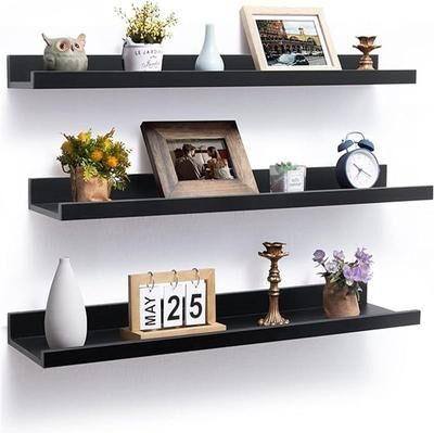 No "36 Inch Floating Shelves - 4.13""D x 36""W x 2""H"