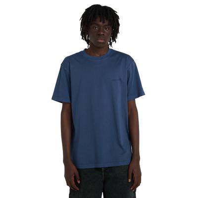 Sporttop ELEMENT "Lowcase Pigment", Herren, Gr. M, blau (schwarz denim), Obermaterial: 100% Baumwolle., Tops Sporttop