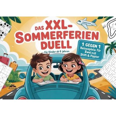 Reisespiele für Zwei: Das XXL Sommerferien-Duell zum Ausfüllen mit Stift und Papier., Taschenbuch von Pro-Famalia Verlag, BoD - Books on Demand,
