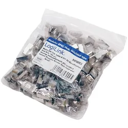 LOGILINK MP0003 RJ-45 Cat.5e Modularstecker, konfektionierbar, geschirmt, 100er-Pack