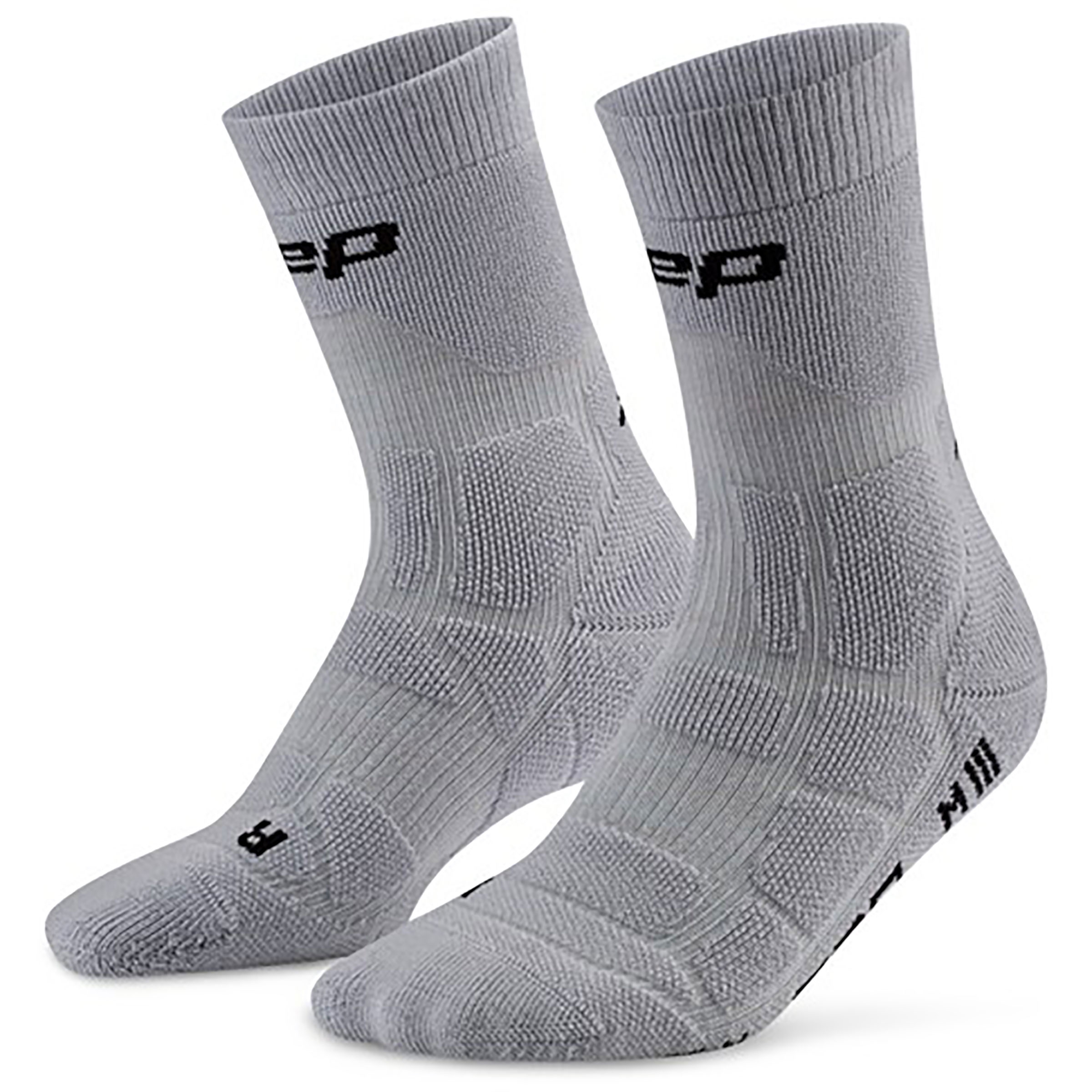 CEP Hiking Max Cushion Damen Wandersocken grau Größe 37 Trekking Widerstandsfähig Merinowolle