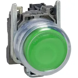 Schneider Electric Drucktaster, grün XB4BP381EX