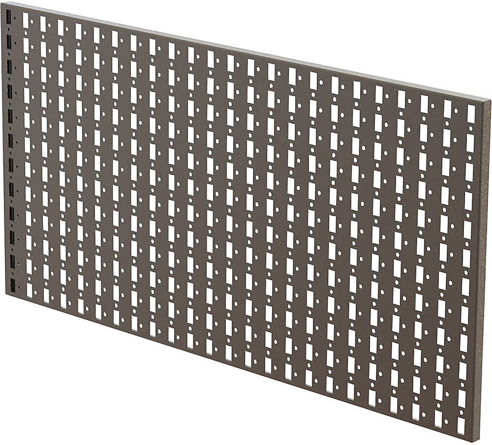 kaiserkraft Edelstahl-Lochwand, für Wandmontage, LxB 800 x 800 mm