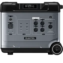 OUKITEL OUKITEL P5000E PLUS – 5120Wh Powerstation für Camping, Notfall & Zuhause