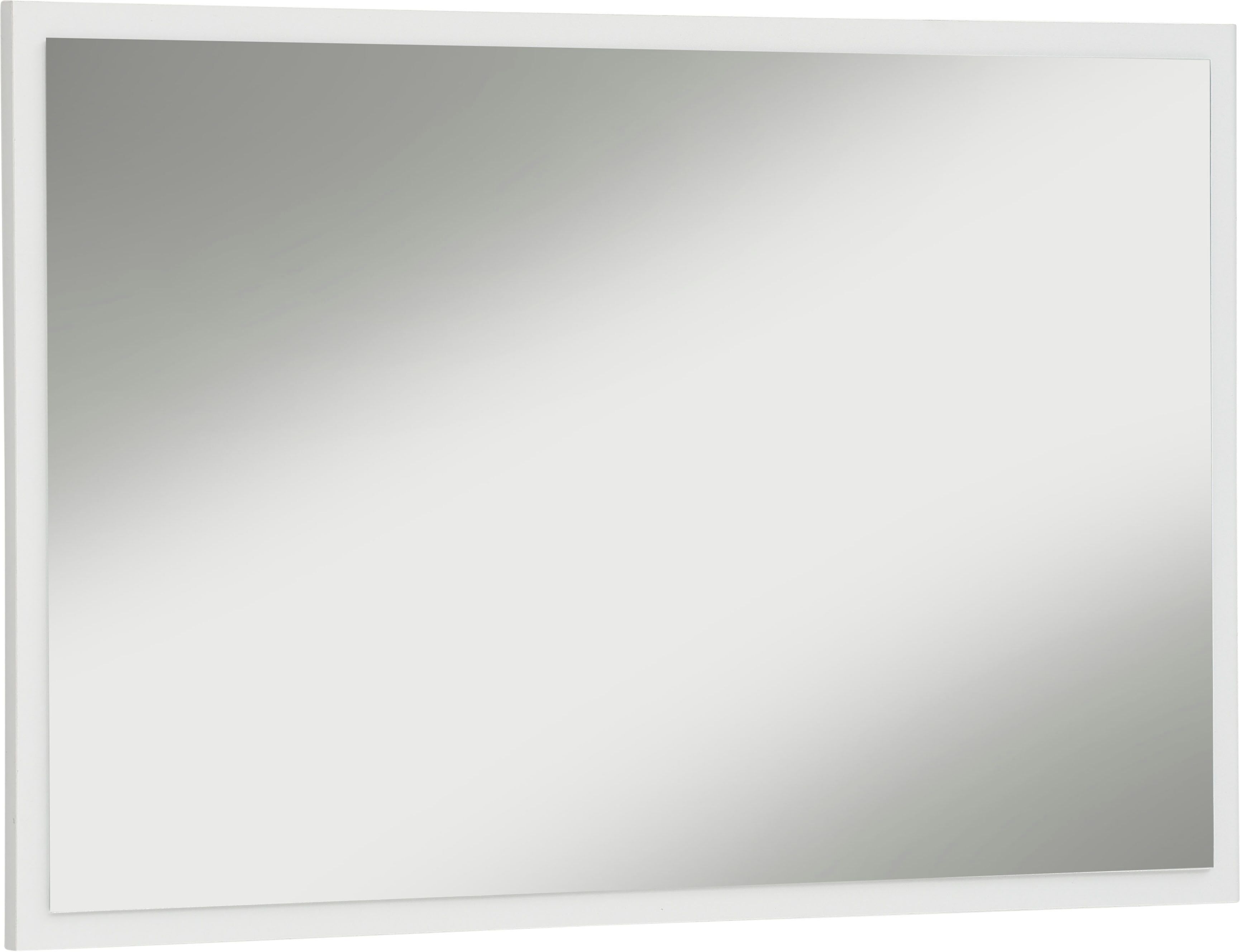 Wandspiegel GOODPRODUCT "Astral", weiss (weiß), B:55,5cm H:85cm T:2cm, Spiegelglas, Spiegel, Wandspiegel, der Spiegel ist umkehrbar, Breite 55,5 cm weiß B/H/T: 55,5cm x 85cm x 2cm,matt