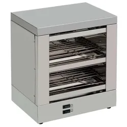 Schmaler elektrischer Toaster mit Quarz-Heizelementen, ohne Timer, 1800 W, mit 2 Bräunungsstufen