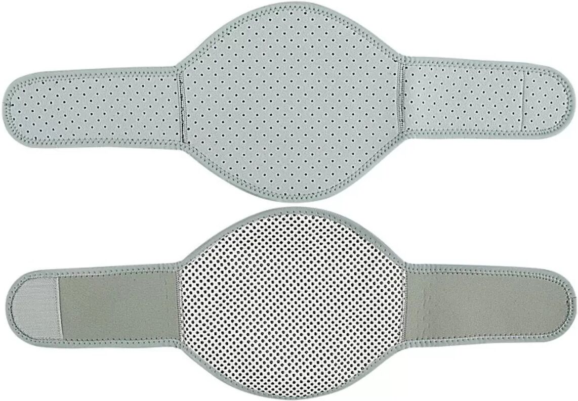 INF Selbstheizende Kniebandagen - Thermische Knieorthese für Winter- & Outdoor-Sportarten (Paar) Grau