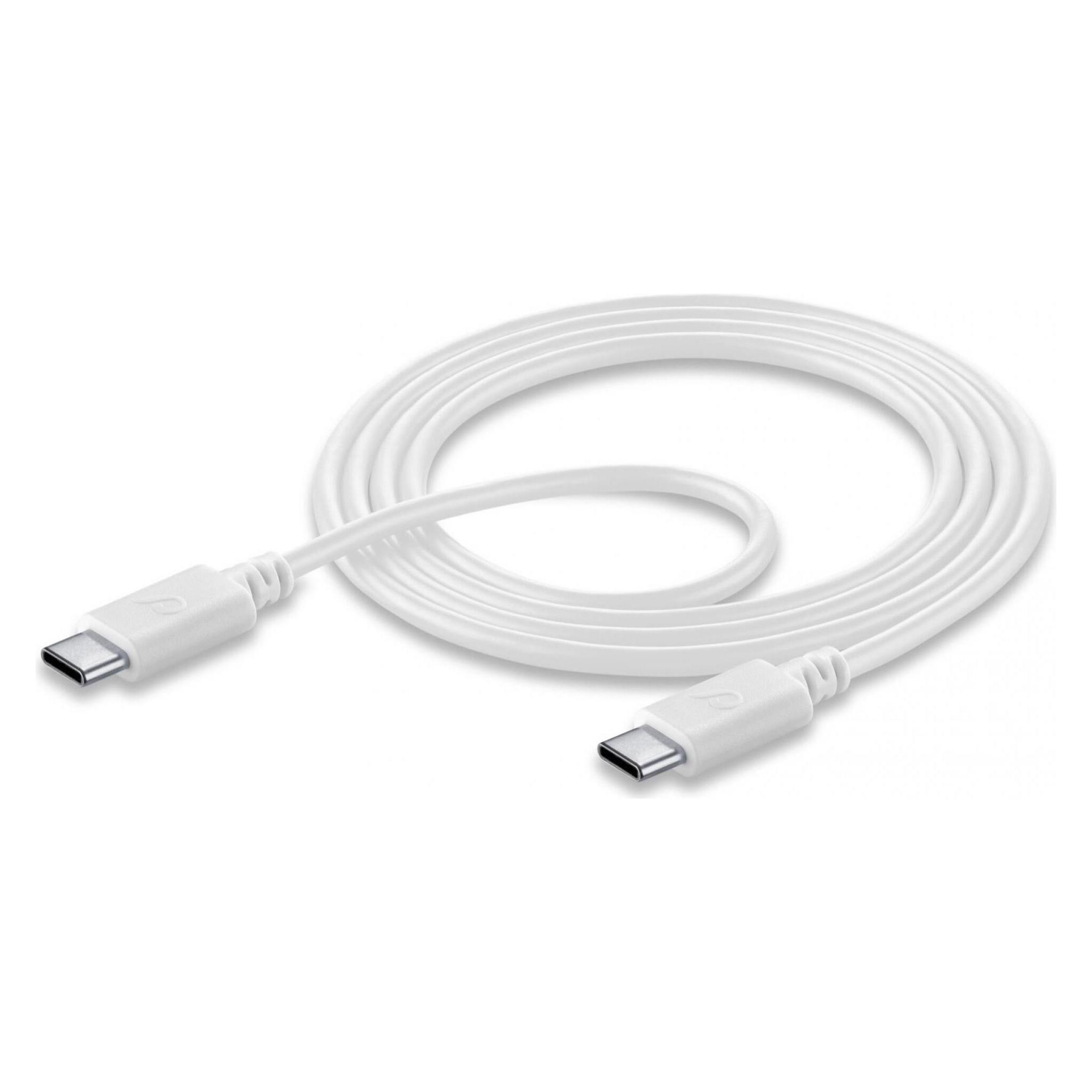 Cellularline USB-C Kabel (1.20 m, USB 2.0, 60 W) (USBDATACUSBC-CW)