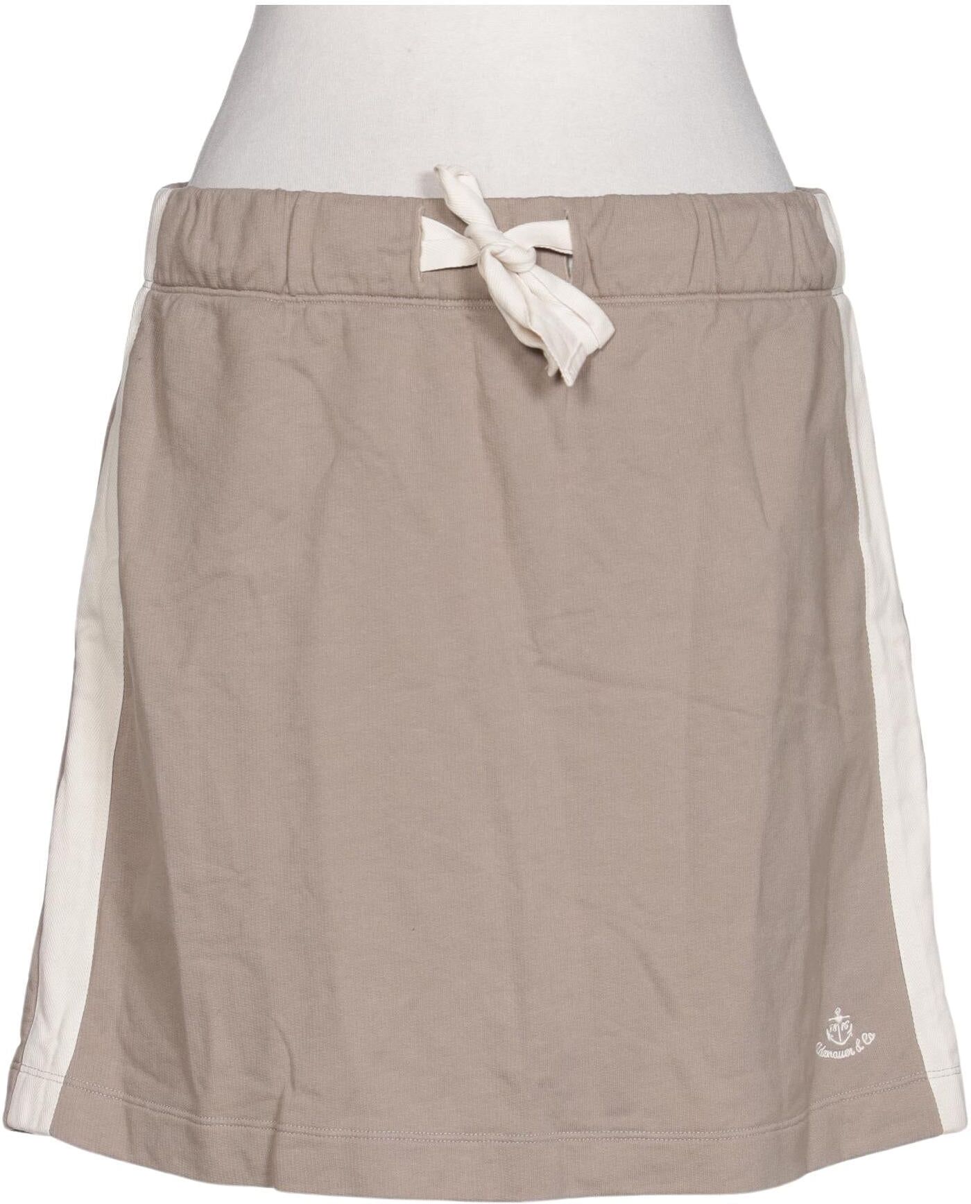 Adenauer & Co Damen Rock, Beige, Gr. M, Baumwolle - Second Hand