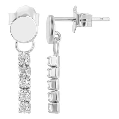 Kettenanhänger ADELIA´S "Anhänger aus 925 Silber mit Zirkonia", silber, Schmuckanhänger, Damen, Silber 925 (Sterlingsilber), Kettenanhänger, Ein Geschenk, das Freude macht