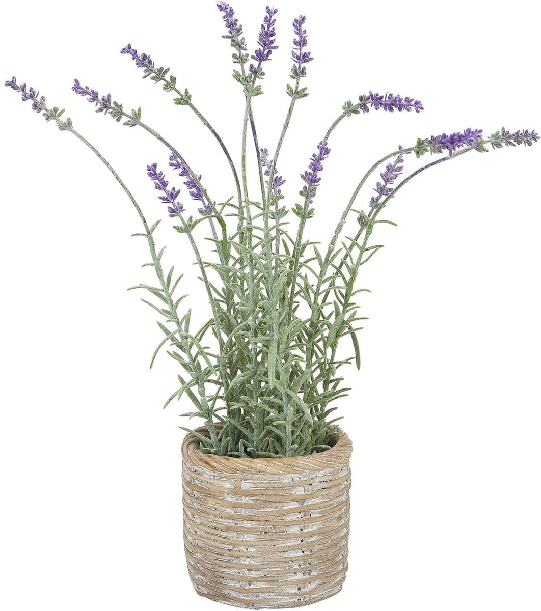 Dailygoods Kunstmatige Lavendel in Pot voor Huis en Tuin
