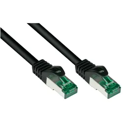 Good Connections GC 8062-H075S Cat.6a Outdoor-Patchkabel 7.5 m schwarz (S/FTP, CAT6a, 7.50 m), Netzwerkkabel
